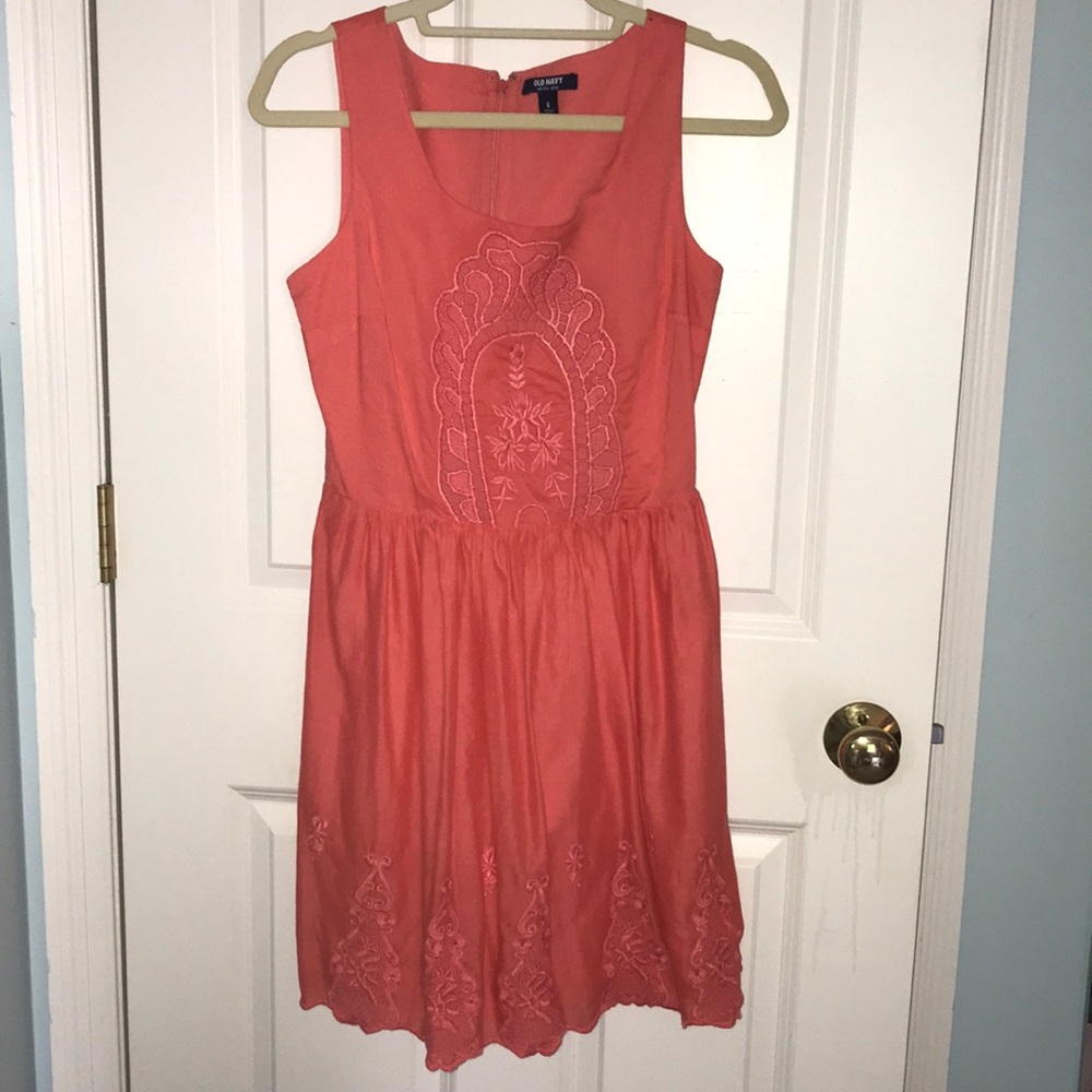 Coral Old Navy dress!